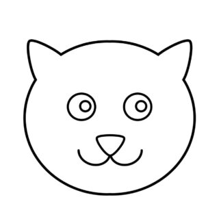Cat Face Outline | Planerium