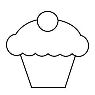 Cupcake Outline | Planerium