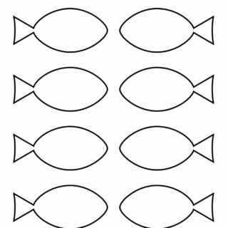 Eight fish Outline | Planerium