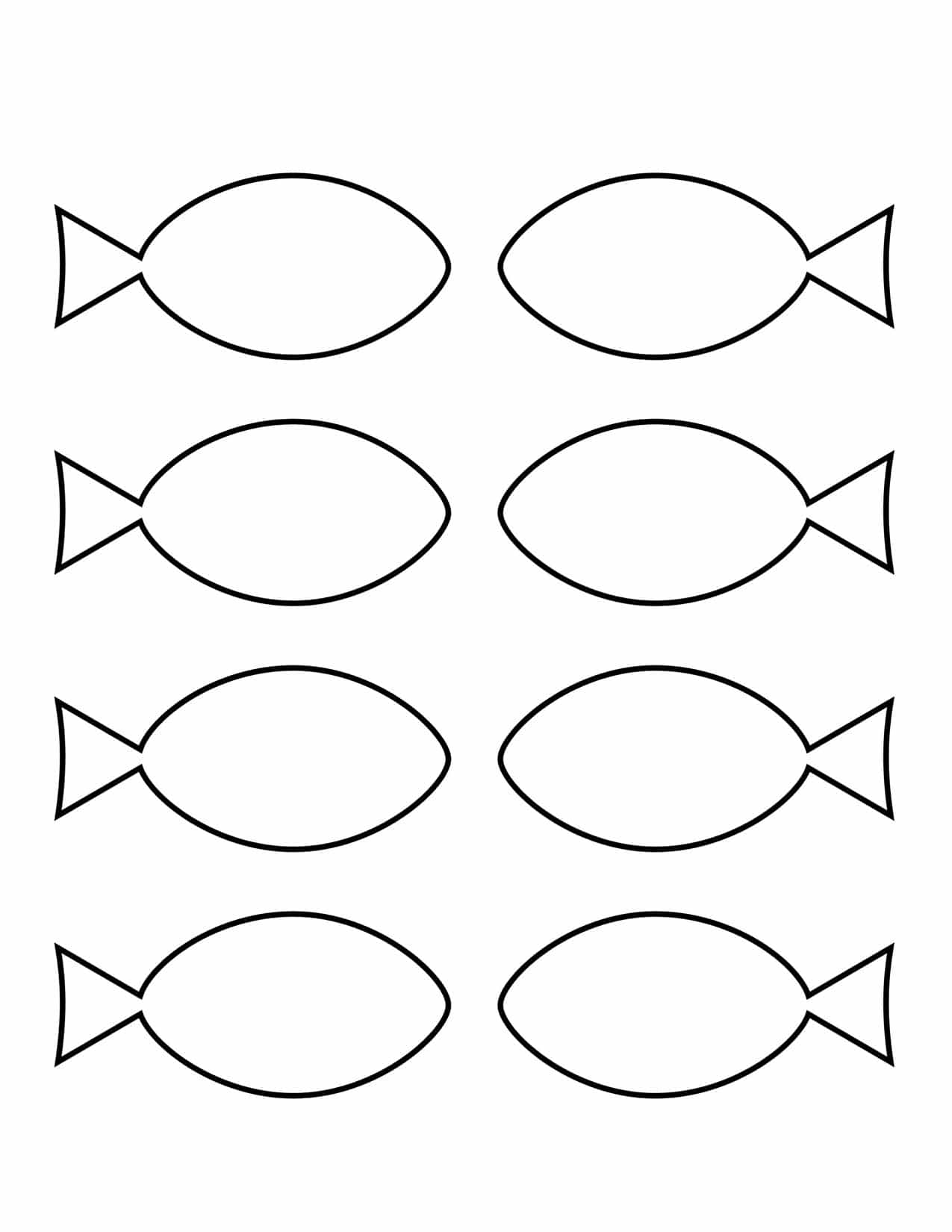 Eight fish Outline | Planerium