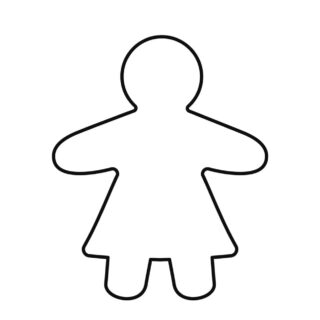 Gingerbread Template - Female | Planerium