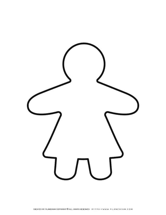 Gingerbread Template - Female | Planerium