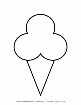 Ice Cream Cone Template | Planerium