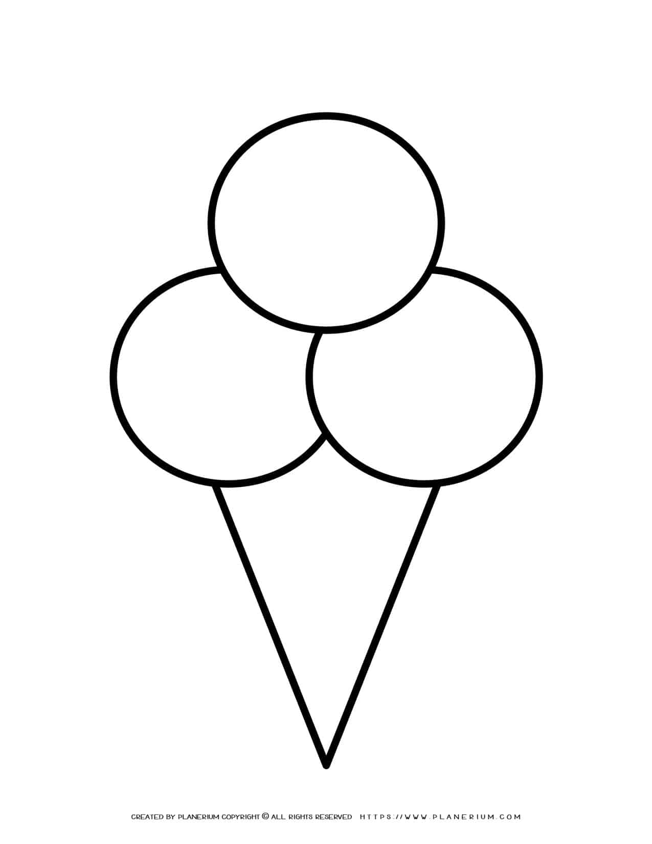 Ice Cream Outline | Planerium