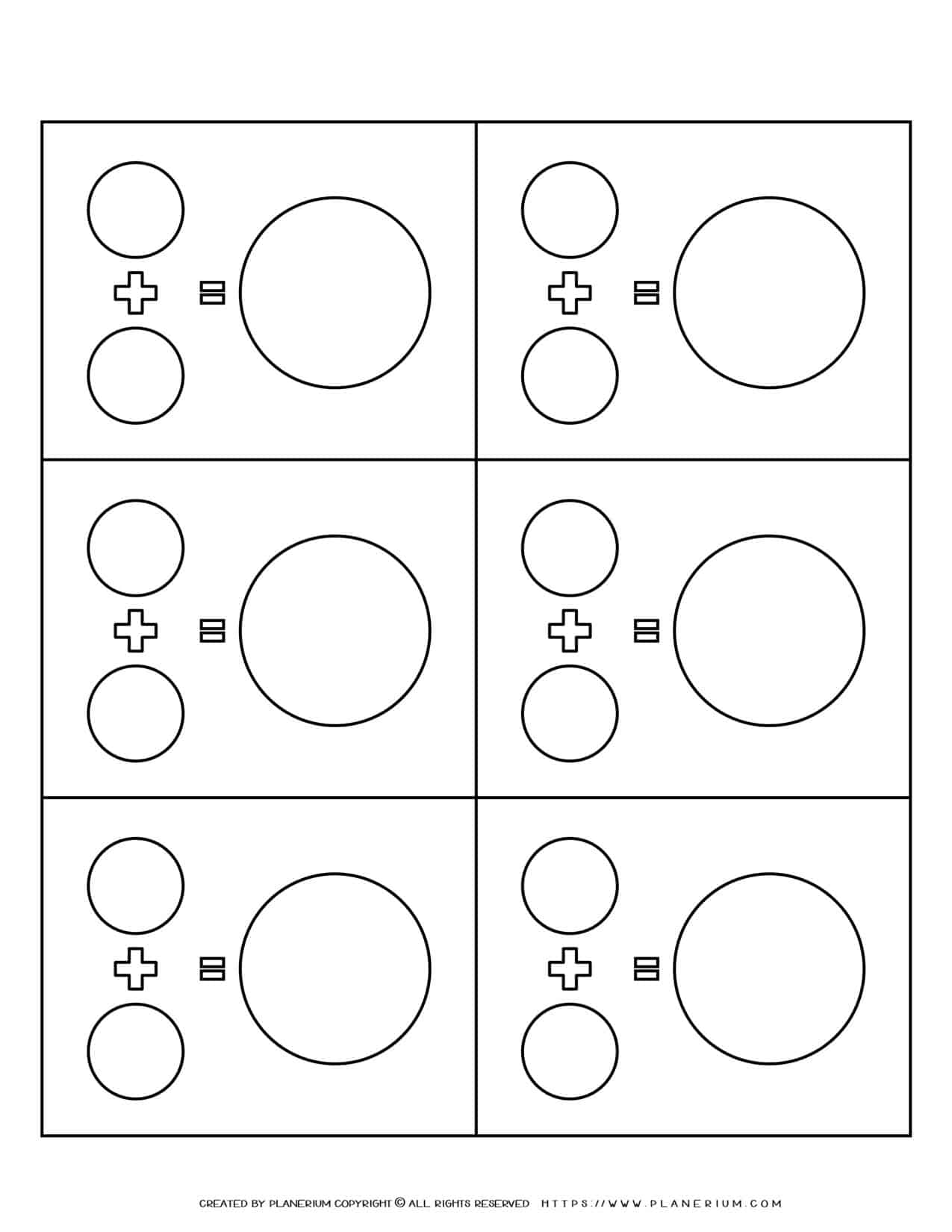 Math Equation - Addition Template | Planerium