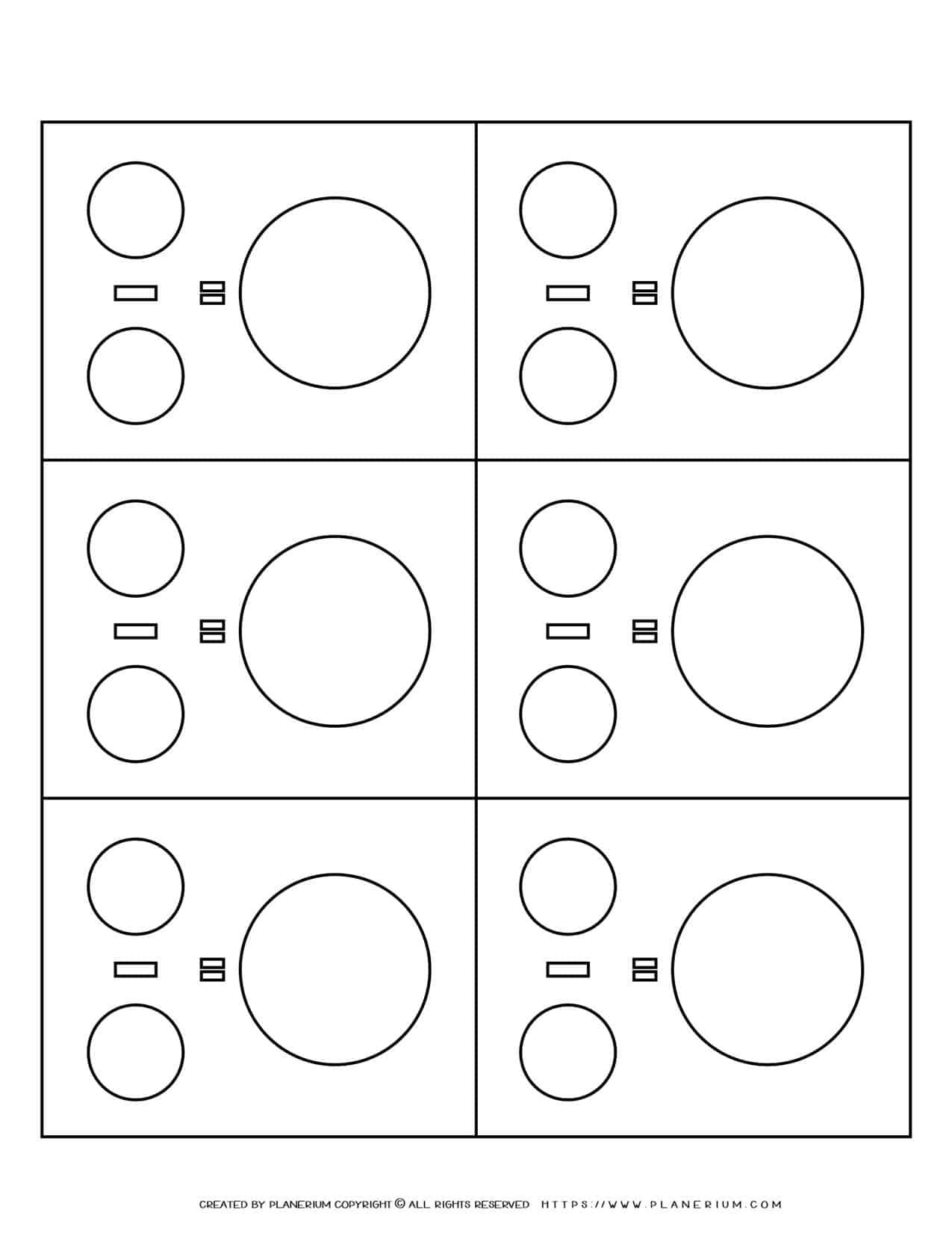 Math Equation - Subtraction Template | Planerium