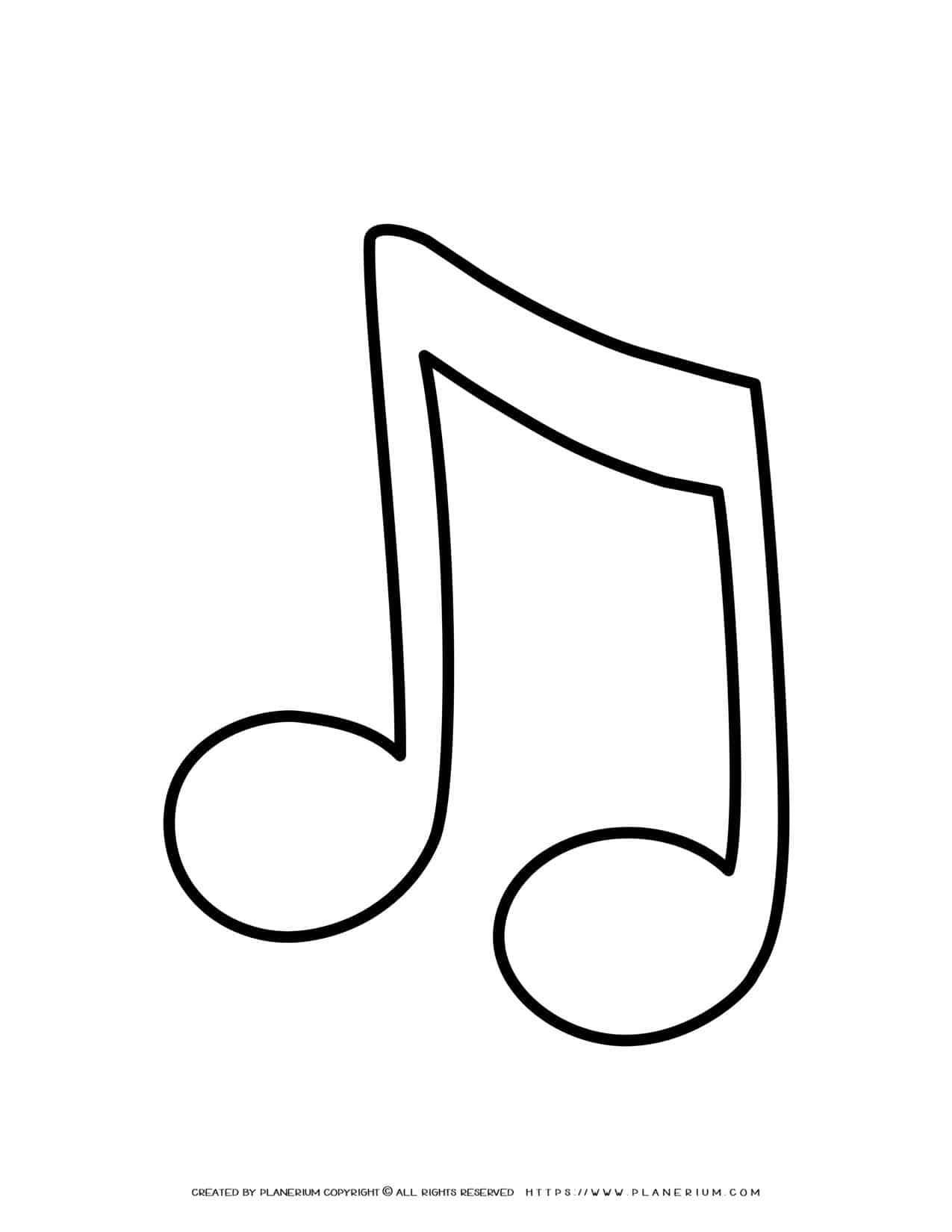 Music Note Template