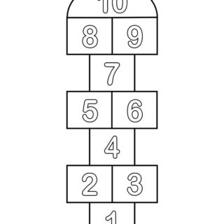 Numbers Game Board Template 1-10 | Planerium