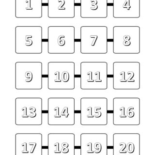 Numbers Table 1-20 | Planerium