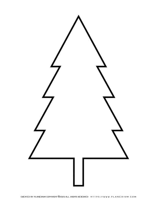 Pine Tree Outline | Planerium