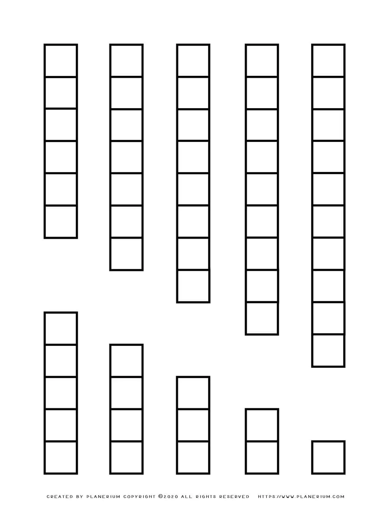 Printable Base 10 Rods Cuisenaire Rods 1-10 | Free Printable | Planerium