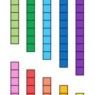 Printable Cuisenaire Rods - Colorful Rods 1-10 | Planerium