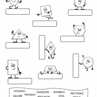 Shapes Worksheets - Name The Shapes | planerium