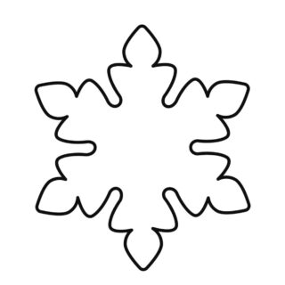 Snowflake Outline | Planerium