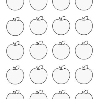 Twenty Apples Outline | Planerium