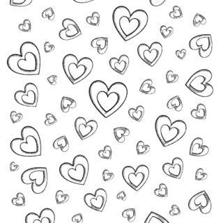 Adult Coloring Pages - Hearts | Planerium