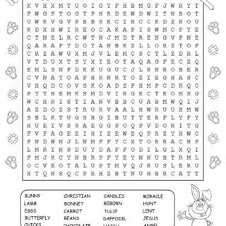 Easter Word Search Puzzle | Planerium