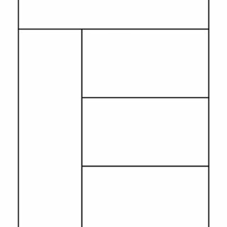 Graphic Organizer Templates - Chart with One Column and Three Rows | Planerium