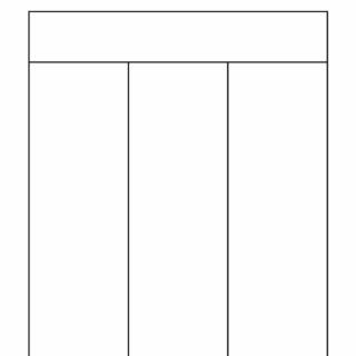 Graphic Organizer Templates - Chart with Three Columns | Planerium