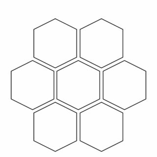 Mind Map Template - Alternatives - Hexagons | Planerium