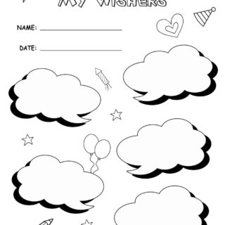 New Year Worksheets - My Wishes | Planerium