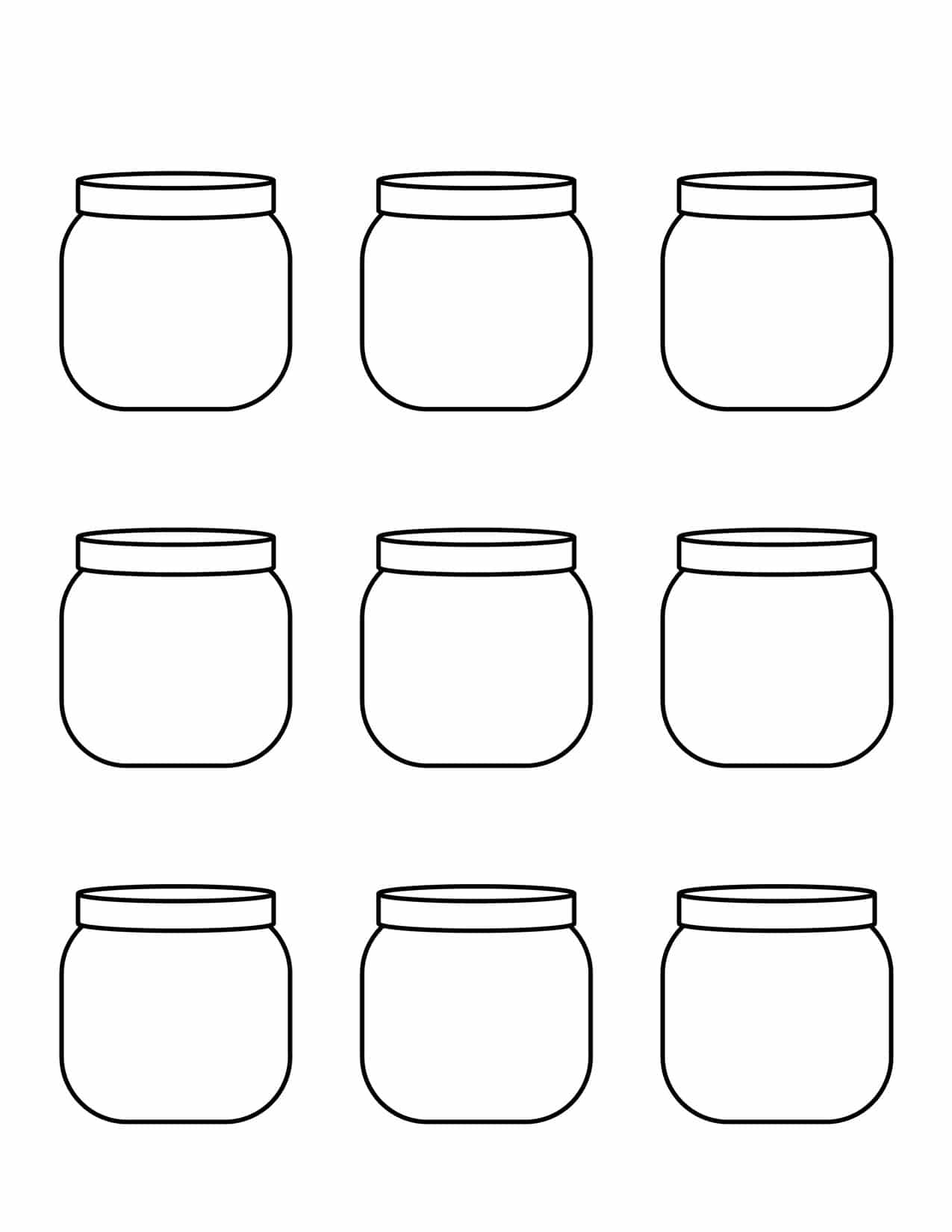 Nine Jars Template | Planerium