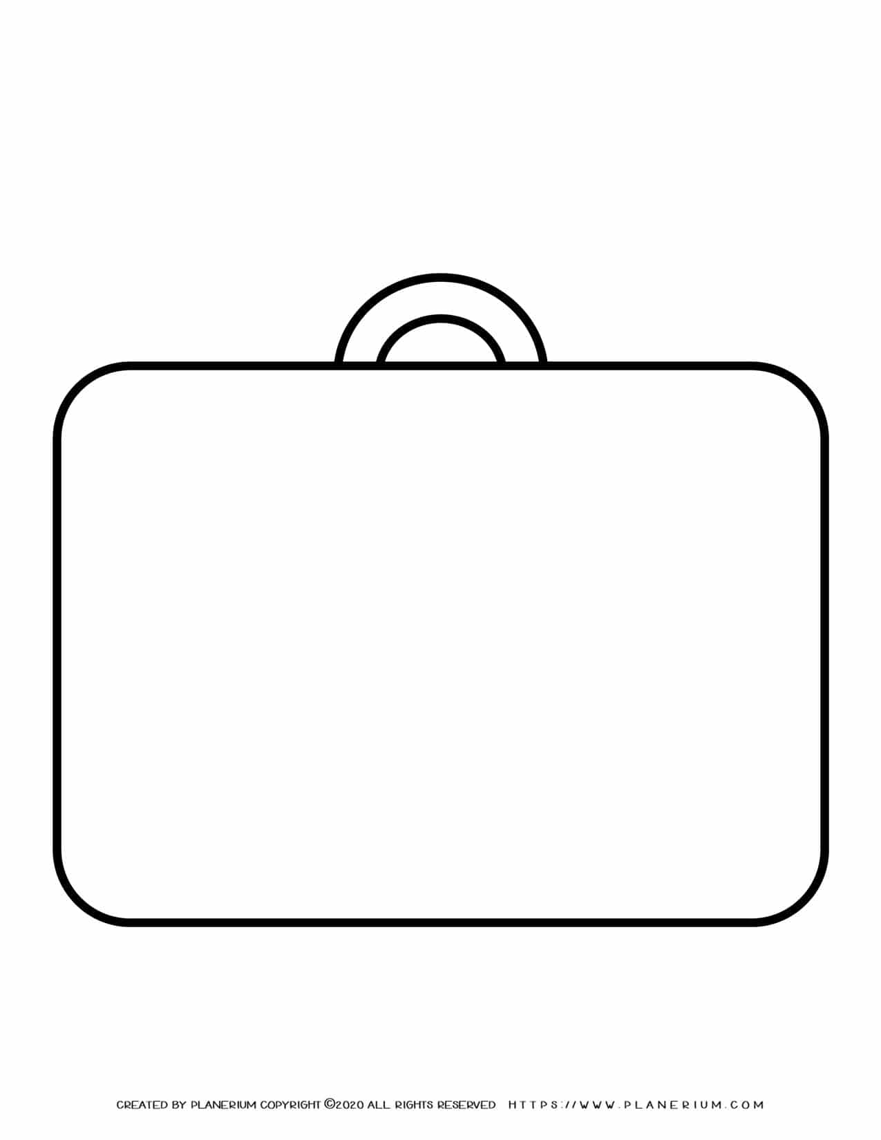 Suitcase Outline | Planerium