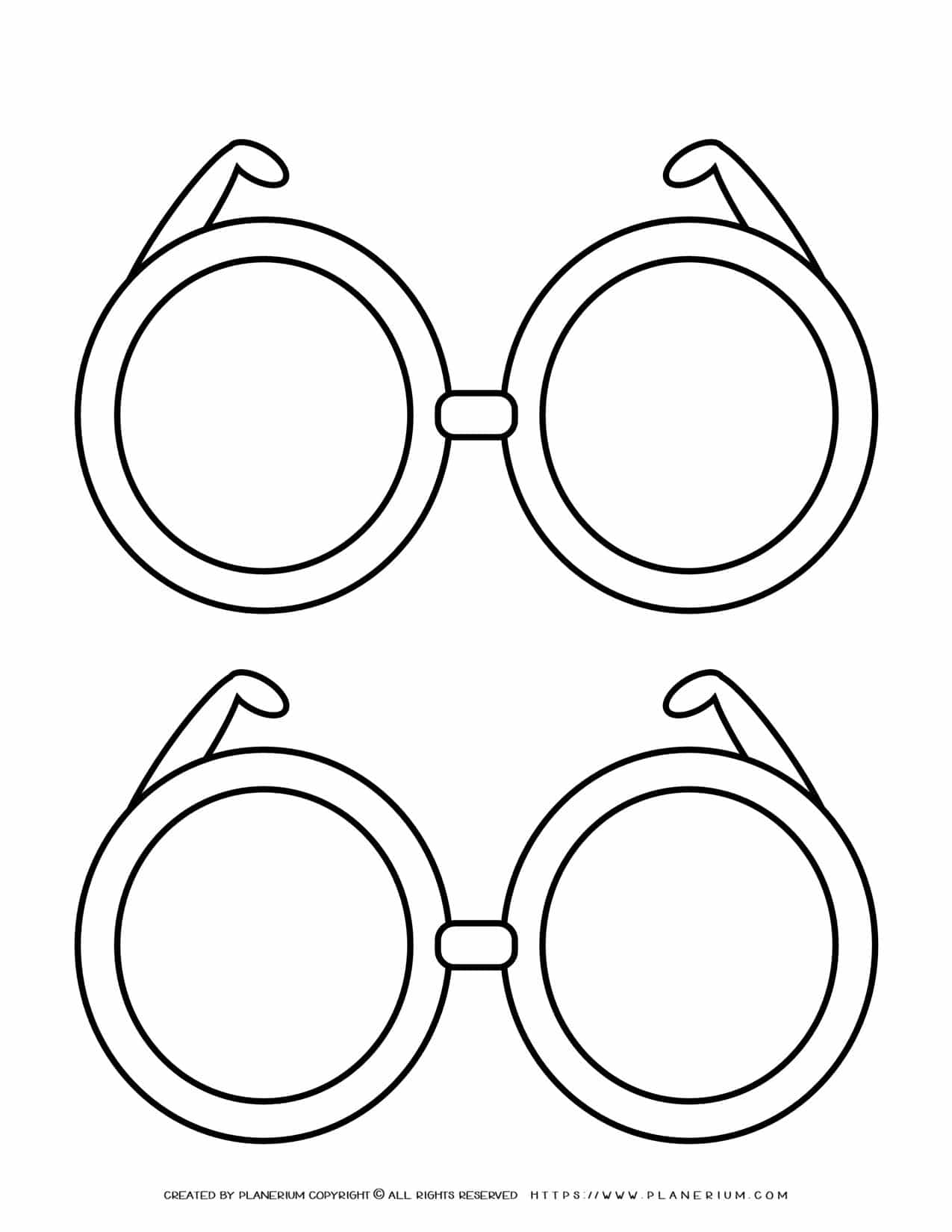 Two Glasses Outline | Planerium