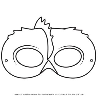 Animal Masks - Chick Eye Mask | Planerium