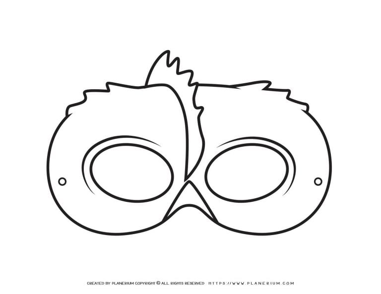 Animal Masks - Chick Eye Mask | Planerium