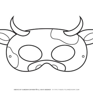 Animal Masks - Cow Eye Mask | Planerium