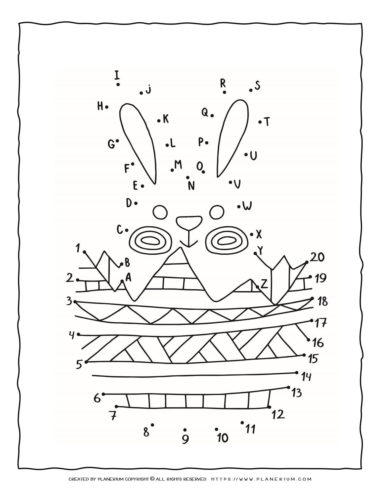 Connect The Dots - Easter Bunny | Planerium