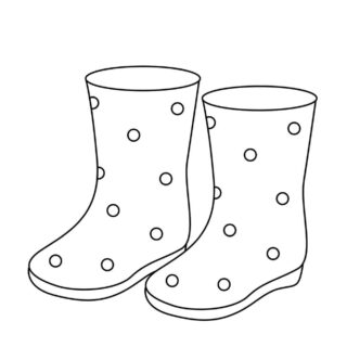 Dotted Boots Outline | Planerium