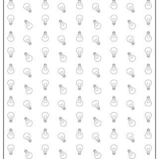 Light Bulb Pattern | Planerium