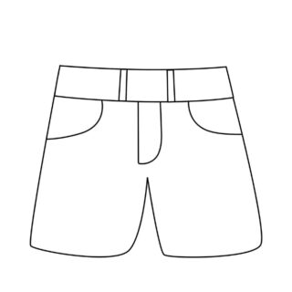 Short Pants Outline | Planerium