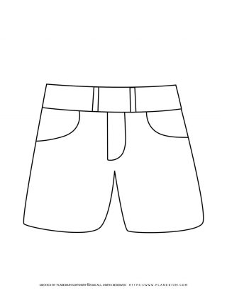 Short Pants Outline | Planerium
