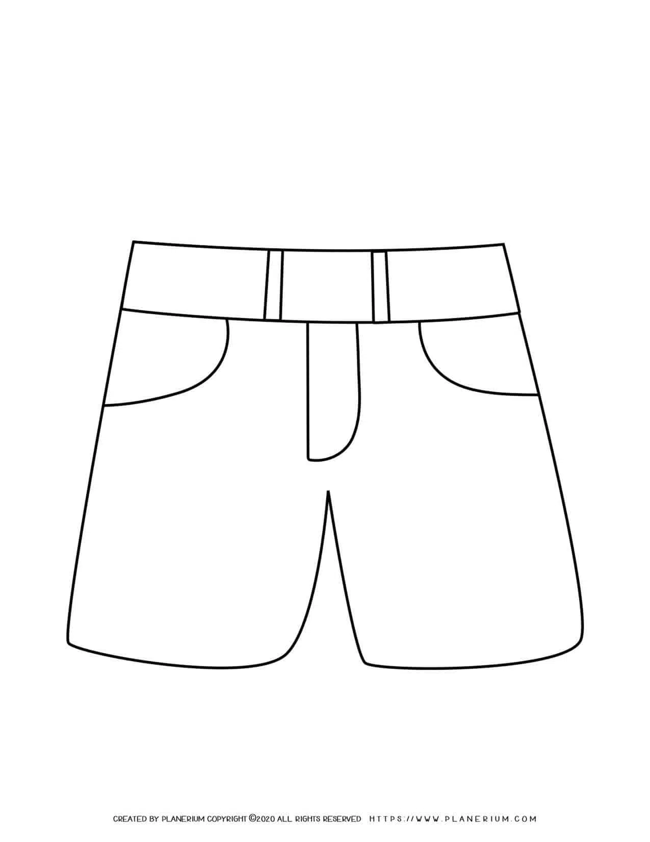 Jeans coloring page | Free Printable Coloring Pages