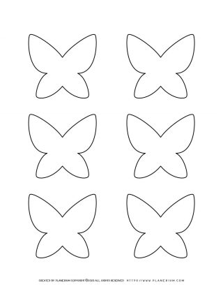 Templates - Six Butterflies | Planerium