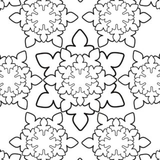 Adult Coloring Page - Snowflakes | Planerium