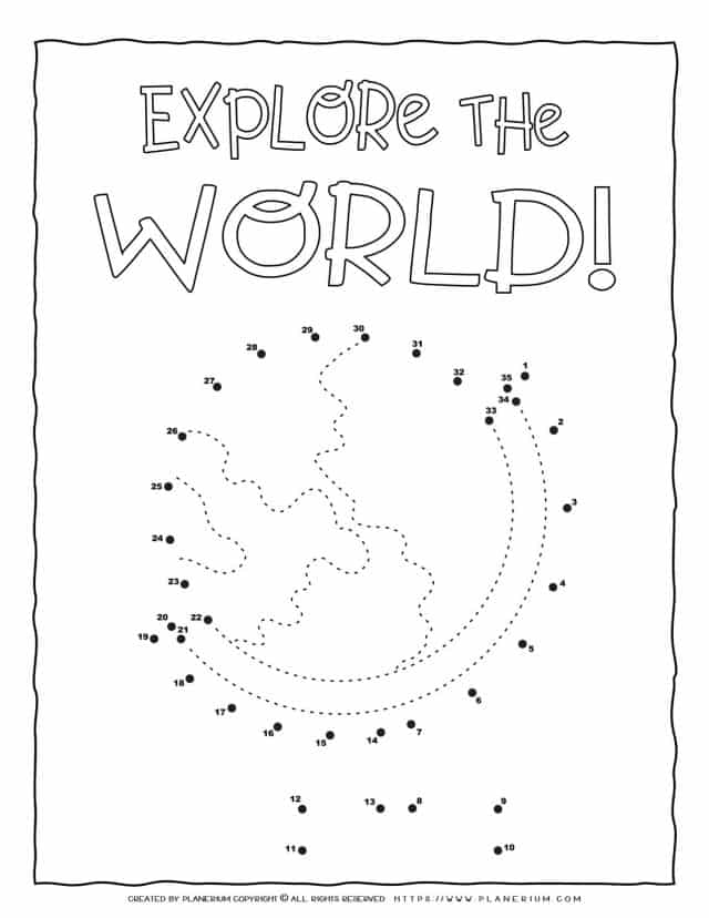 Explore The World - Connect The Dots | Planerium