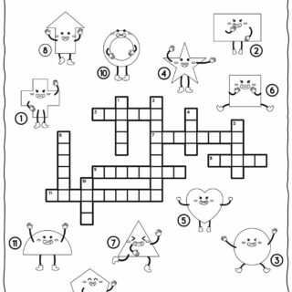 Shapes Crossword | Planerium