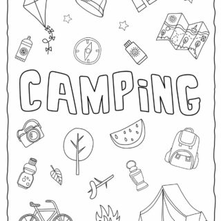 Camping Worksheet - Word Scramble | Planerium