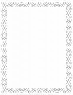 Page Border - Bows | Planerium