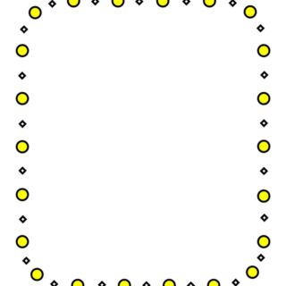Page Border - Yellow Circles | Planerium