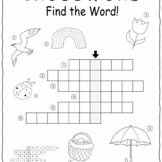 Spring Crossword - Easy | Planerium