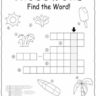 Summer Crossword - Easy | Planerium