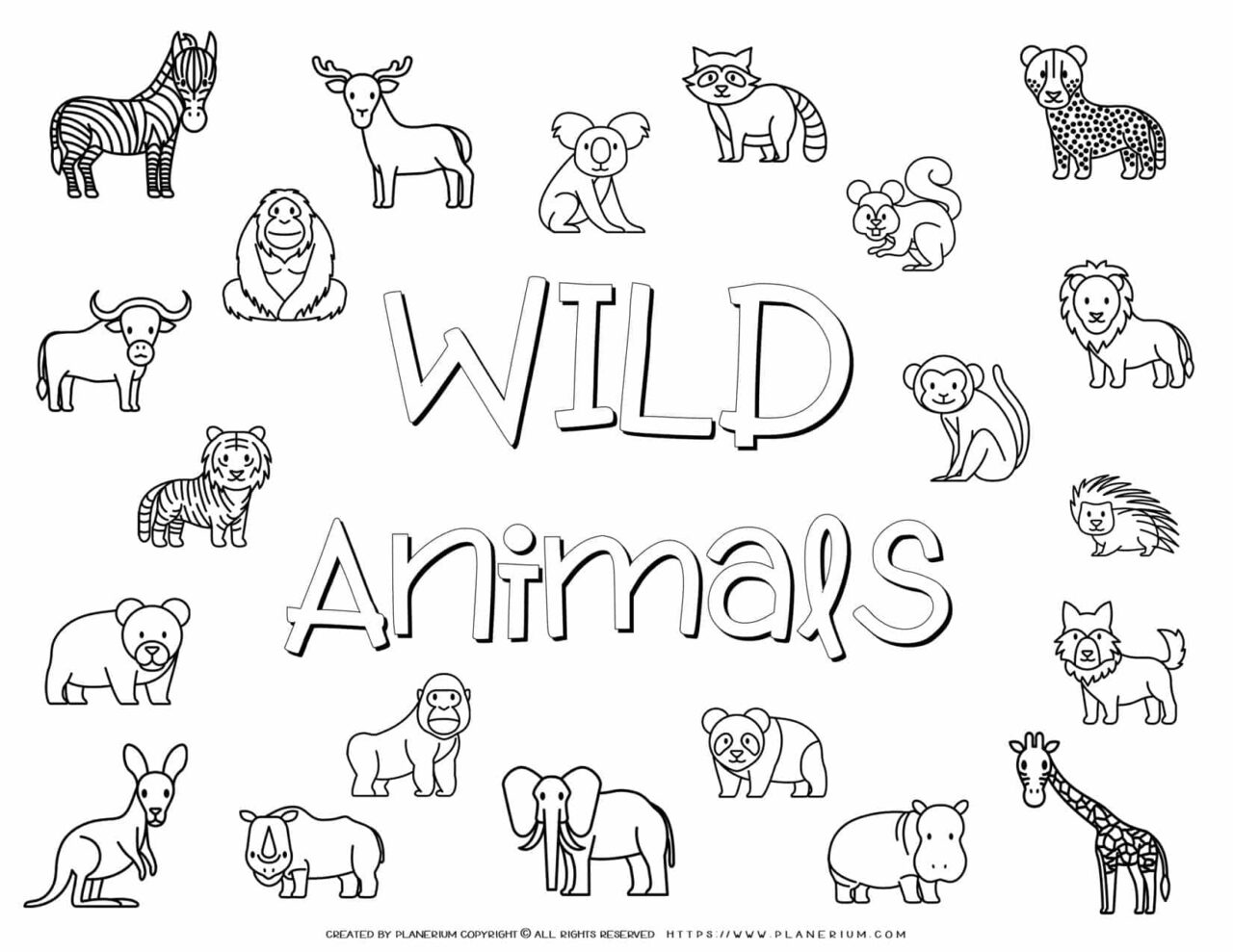 Wild Animals Images | Planerium