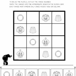 Circus Worksheet - Sudoku Puzzle | Planerium