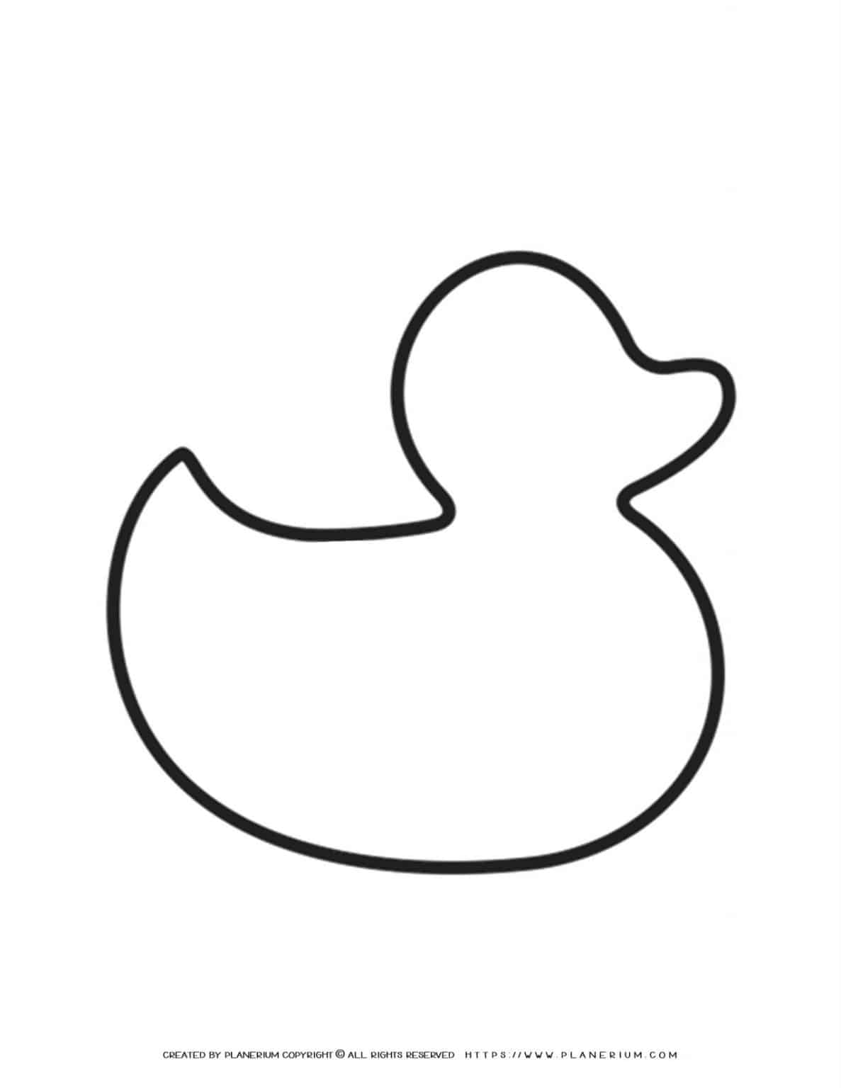 Duck Template Right | Planerium