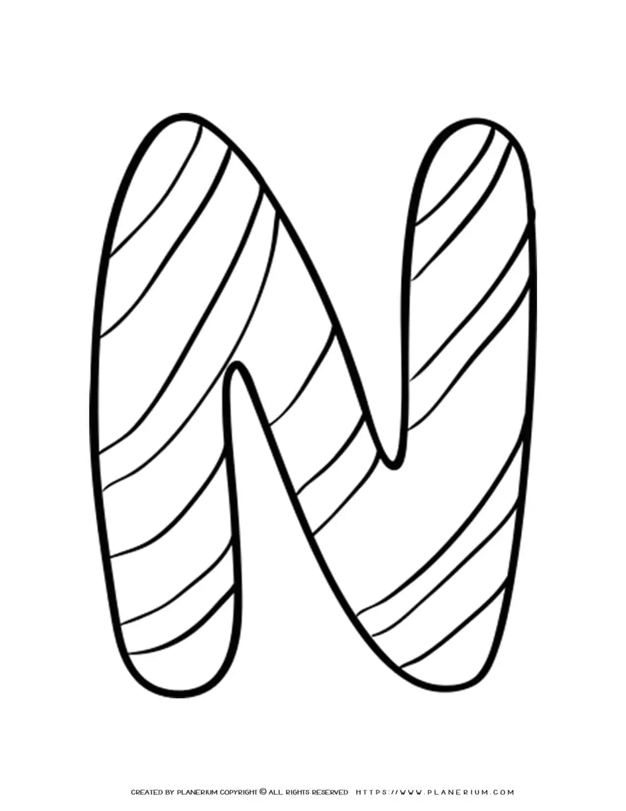 Letter N